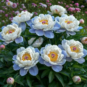 Пион Акварельный Этюд купить по цене от 806р. в интернет-магазине «Посадика» с доставкой почтой в в Холмске и по всей России – [изображение №1].